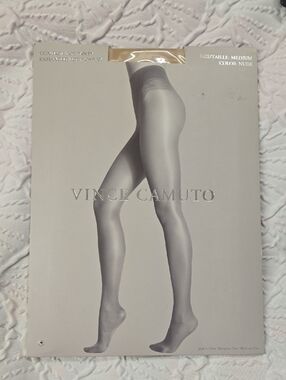 3/$10 Vince Camuto Nude Sheer Tights - Medium